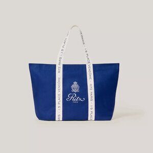 The Ritz Paris Blue Tote Bag EXTREMELY RARE EXCLUSIVE NEW